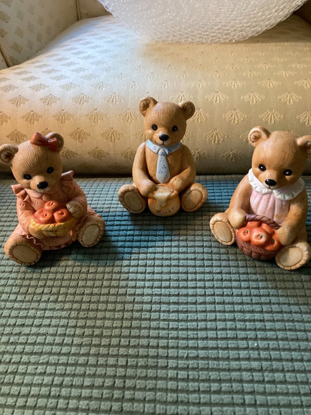 3 CERAMIC LITTLE BEARS  FIGURINES